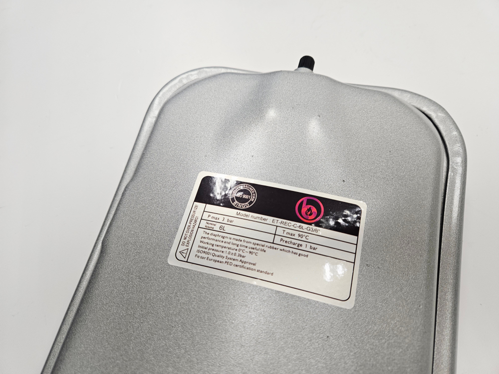 Расширительный бак BINGO (6л, без кронштейна) для FERROLI Divabel/Fortuna/Vitatech D... (арт. 398000080_н/о, 90260930_н/о, 902625720_н/о)