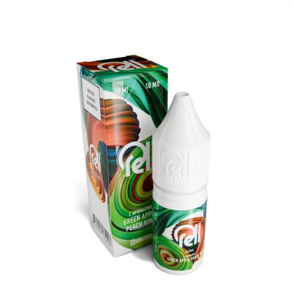 Купить Rell Ultimate Salt 10 мл - Green Apple Peach Kiwi (20 мг)