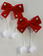 Бант 0050-25-2 Красный