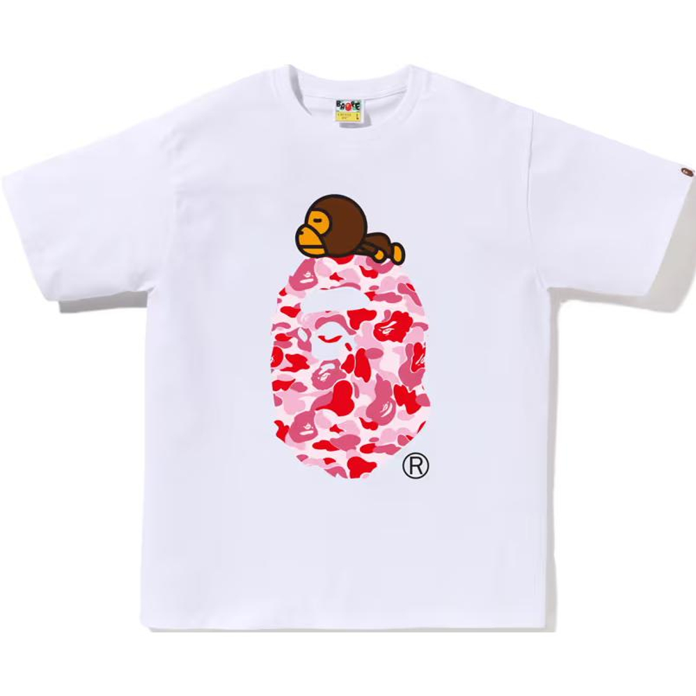 A Bathing Ape Abc Camo Milo On Big Ape Tee