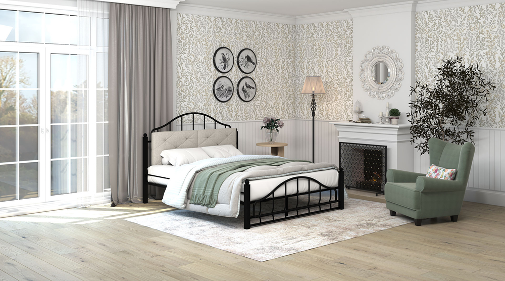 Кровать Прованс (с.м. 160*200) (осн.) /