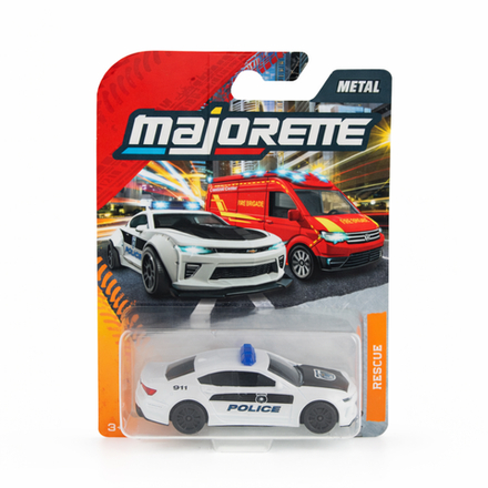 Металлическая машинка Majorette Rescue 3000003 5 полицейский Chevrolet Camaro 1:64 3000003 5