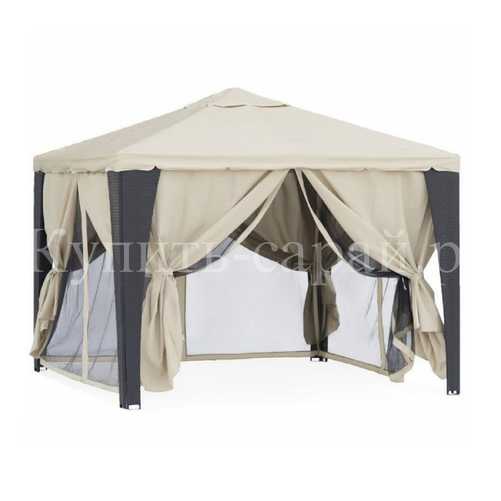 Шатер садовый Green Glade 3x3 м со шторами