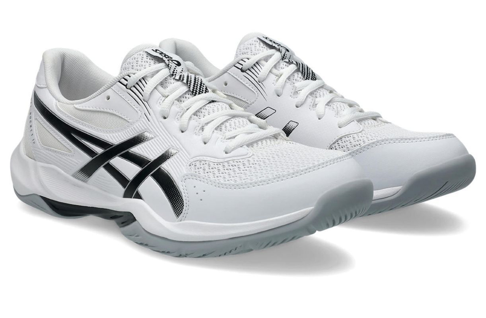 Мужские кроссовки для бадминтона/сквоша Asics Gel-Rocket 12 - white/black