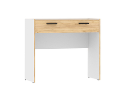 НМ 011.40 Стол туалетный Оттавия Белый/Дуб золотой