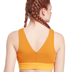 Теннисный бюстгальтер Reebok Beyond The Sweat Crop W - Yellow