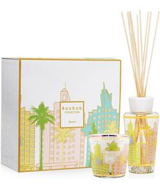 Miami, набор аромадиффузор и свеча My first Baobab, Baobab Collection