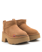 ULTRA MINI HEIGHTS Ankle Boots - Chestnut
