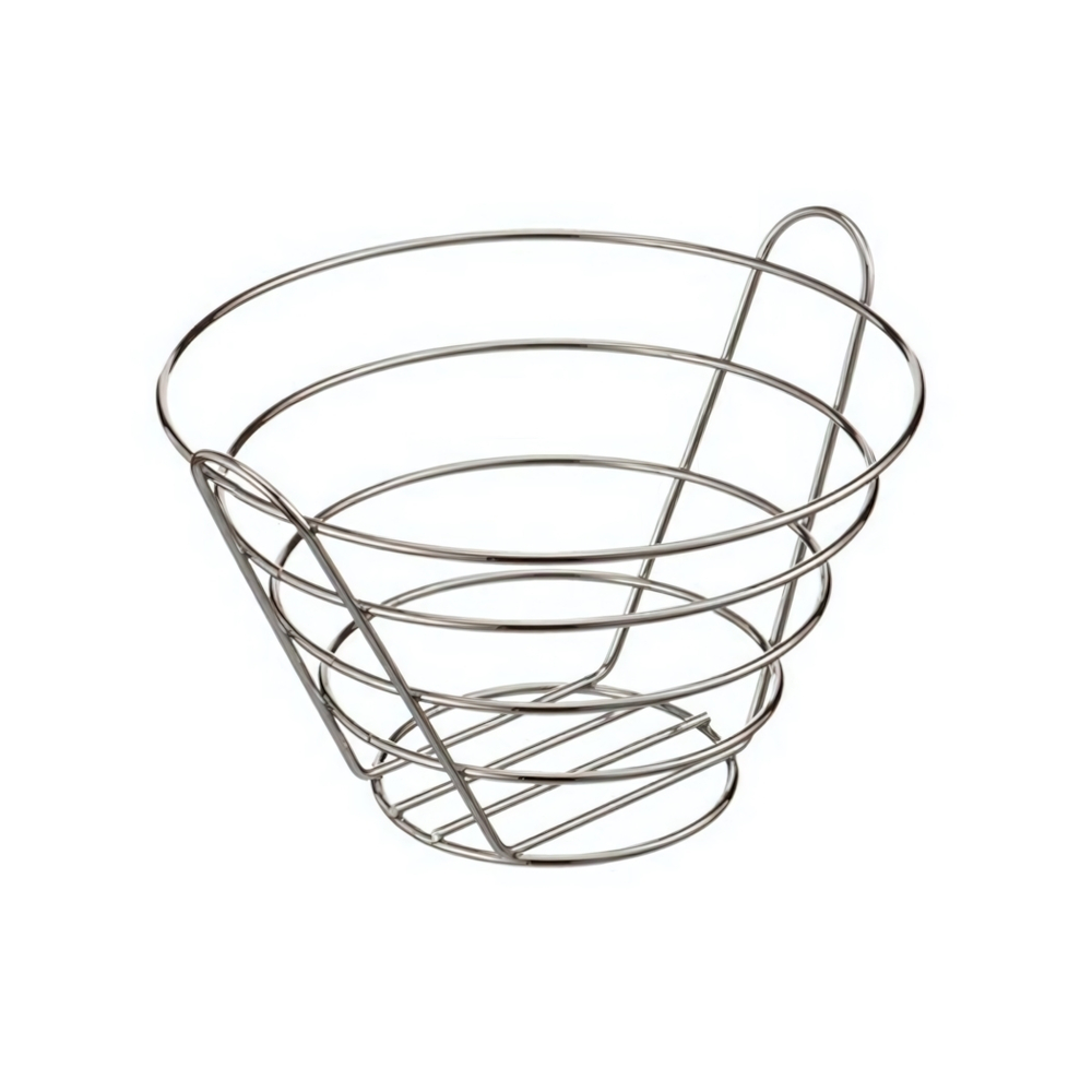 Ваза для фруктов из нержавеющей стали, тип-2, хром 265х240х170мм