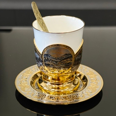 Кофейный набор "Природа" на 1 персону (Златоуст)