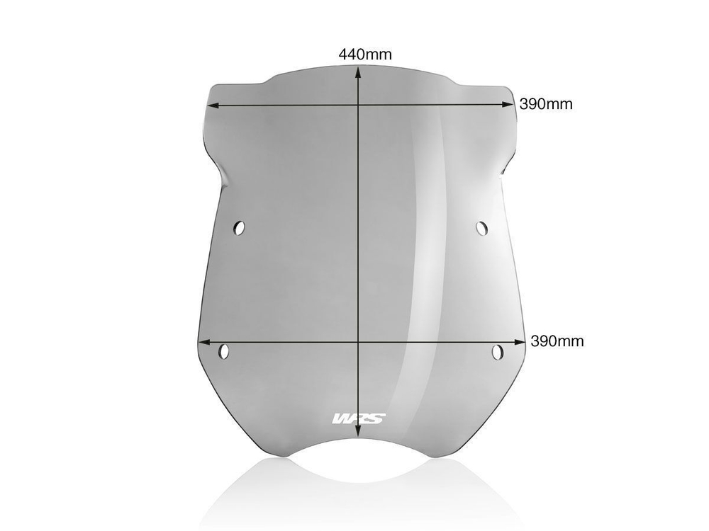 WRS Высокое ветровое стекло 18" BMW R 1200 R (2006-2014) затемненное BM003F