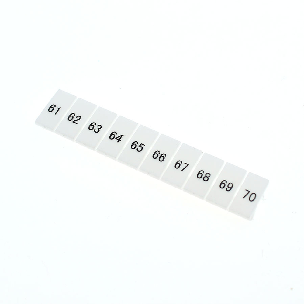 Маркировка для клемм 61-70 (100 шт.)