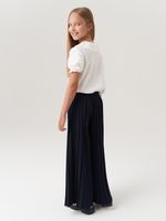 Школьные широкие брюки для девочки AT726-2 синий