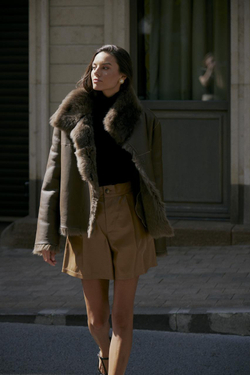 Двусторонняя куртка-дубленка Marilyn