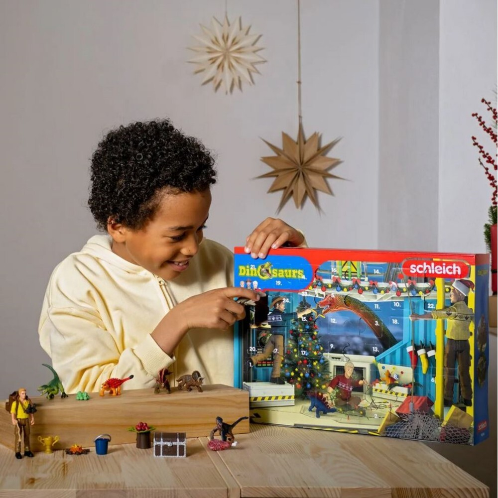 Schleich - Адвент-календарь динозавров на 2023 год 98984 / артикул   98984  / GTIN 4059433713090