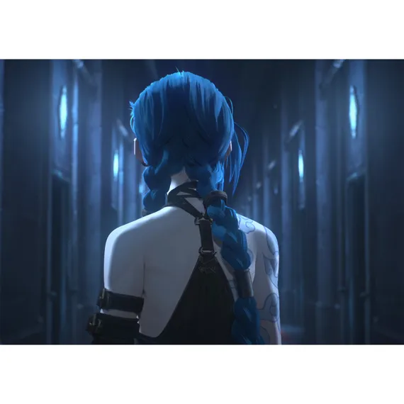 Постер Jinx back turned - Arcane