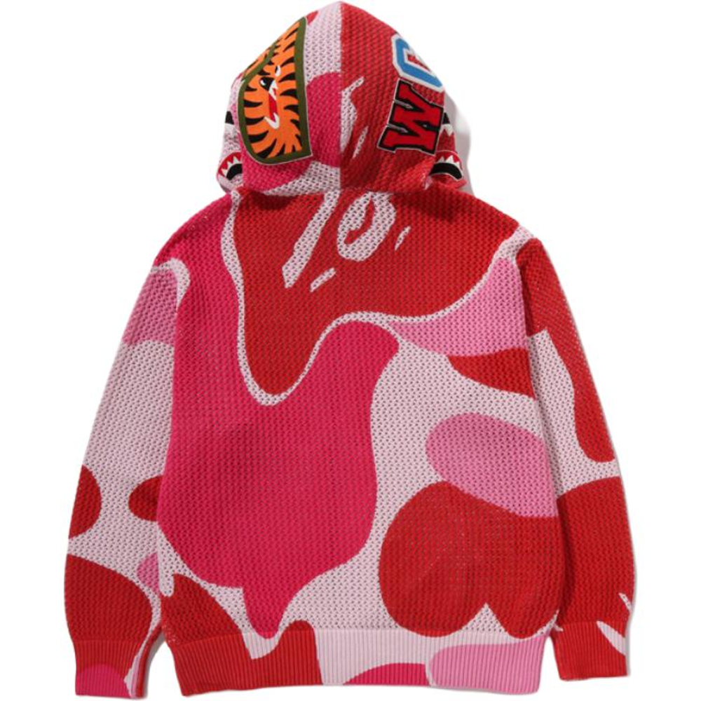A Bathing Ape Bathing Ape Abc Camo Sweatshirts Cardigan Cotton Drop Shoulder Sleeve Moderate No Fleece Lined Zip Closure 0zxswm311151q