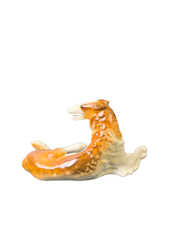 Фарфоровая статуэтка "Собака Борзая", ЛФЗ, СССР, 1970 - 1990 гг.