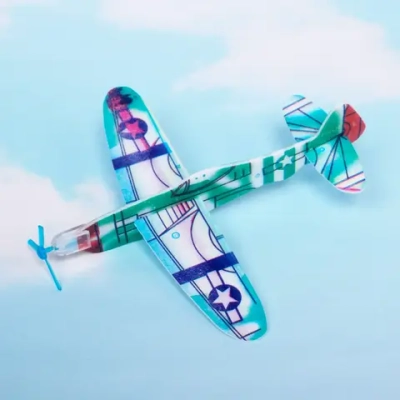 Самолет метательный «Скорость звука» 17*18 см, флайбэк, микс