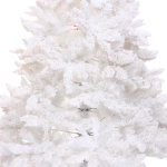 Ёлка «Звон вьюги» 180 см, ПВХ (786 веток), белый иней, Белый