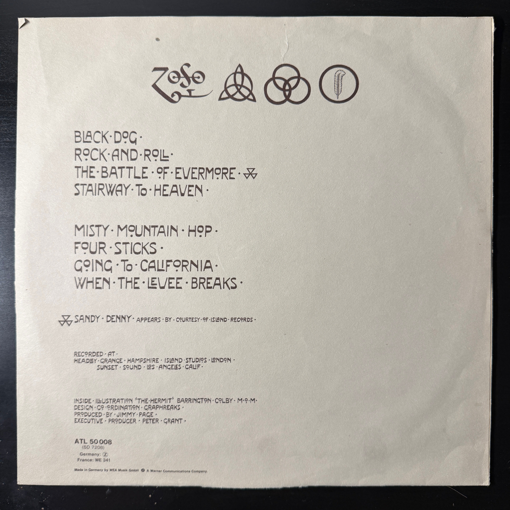 Led Zeppelin - IV (Германия)