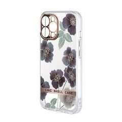 Силиконовый прозрачный чехол с рисунком Chic Shell Case для iPhone 12 Pro Max N3