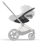 Коляска 3 в 1 Cybex Priam IV Rosegold complete и автокресло Cloud T i-Size Platinum White Plus Peach Pink