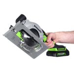 Циркулярная мини пила аккумуляторная Greenworks G24MCS Арт. 1501207, 24V, бесщеточная, без АКБ и ЗУ