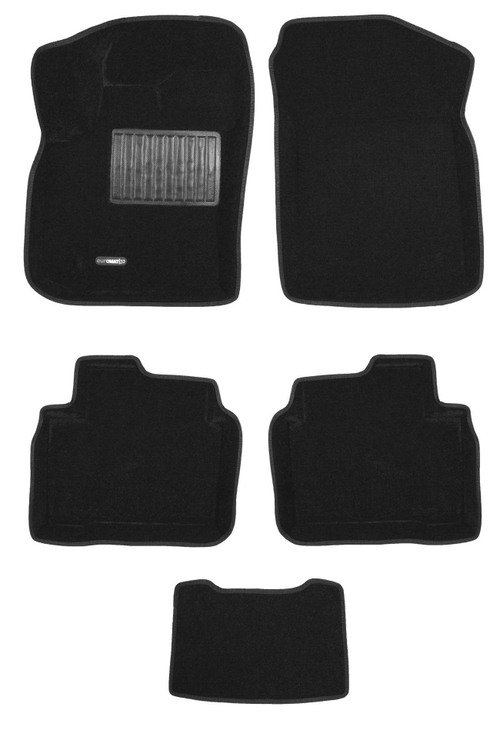 Коврики салона для  GEELY Tugella (2020-) Euromat 3D Business черные. Арт. EMC3D-001408