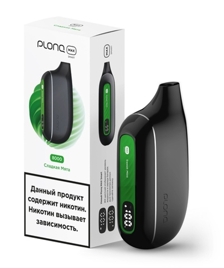 Plonq Max Smart Сладкая мята 8000 затяжек 20мг (2%)