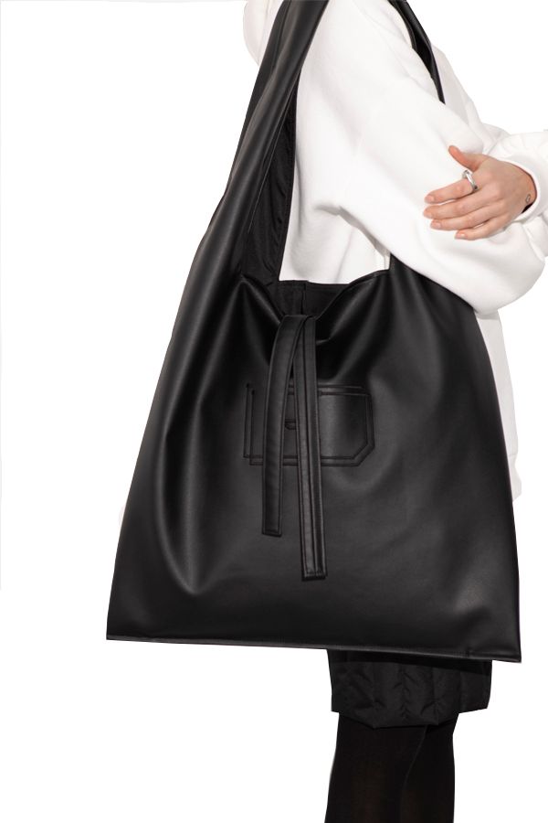 Сумка шоппер из экокожи