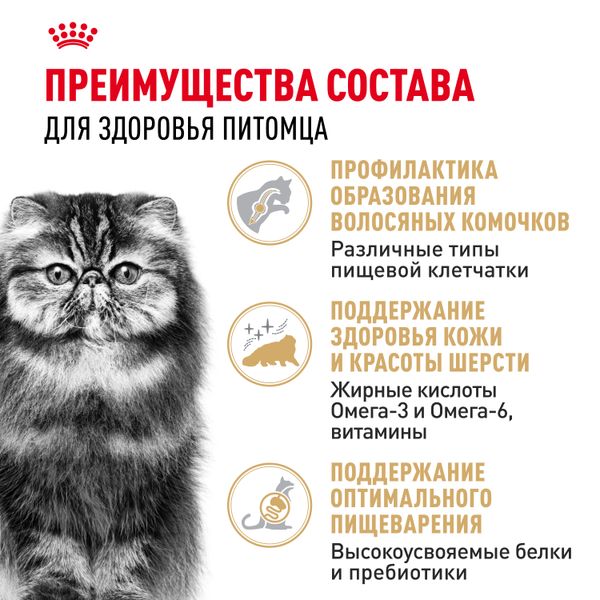 Сухой корм Royal Canin Persian Adult для взрослых персидских кошек от 12 месяцев