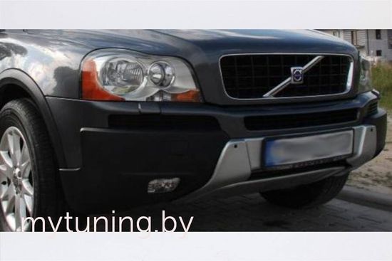 Накладка на передний бампер V.2 для VOLVO XC90 2002-2005