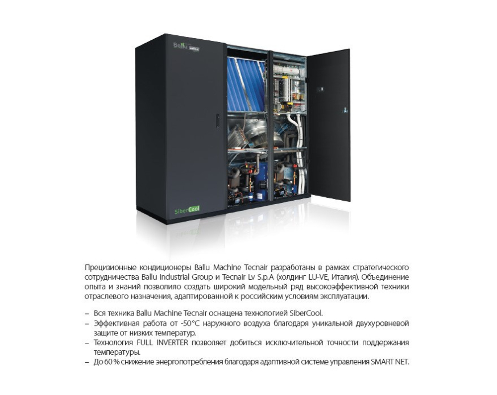 Прецизионные кондиционеры Ballu серии BPA (с воздушным охлаждением конденсатора)
