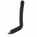 Черный анальный вибратор Rectal Reacher Vibe - 25 см. (Цвет: черный)