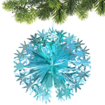 Украшение фольгированное «Волшебный шар» d-30 см, Голубой