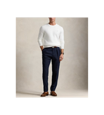 Фактурный хлопковый свитер с круглым вырезом Polo Ralph Lauren