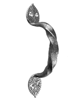 Кованое изделие ручка- скоба кованая 185х67мм. Размер материала: КВ12