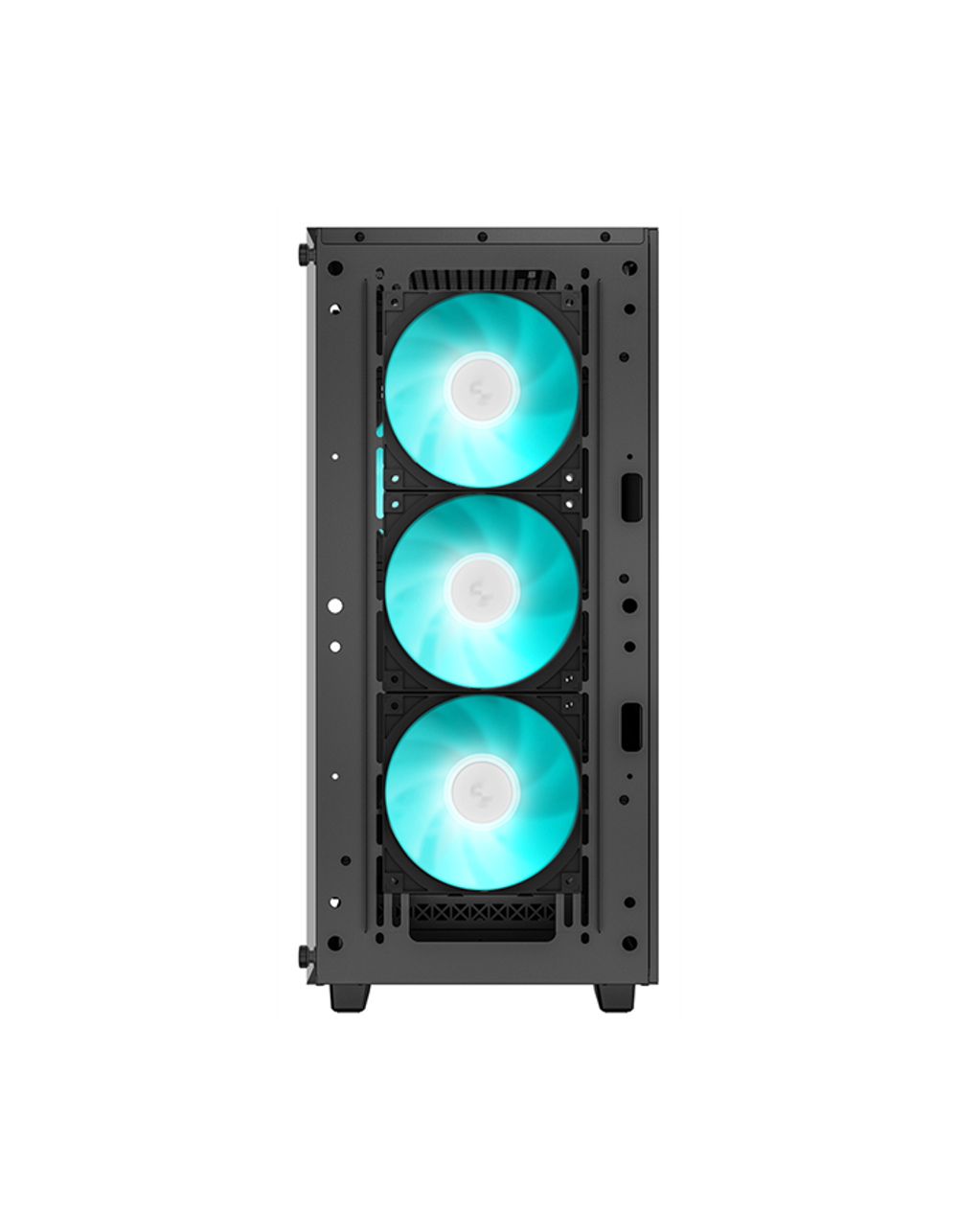 Deepcool CC560 V2 без БП, боковое окно (закаленное стекло), 3x120мм LED вентилятор спереди и 1x120мм LED вентилятор сзади, черный, ATX