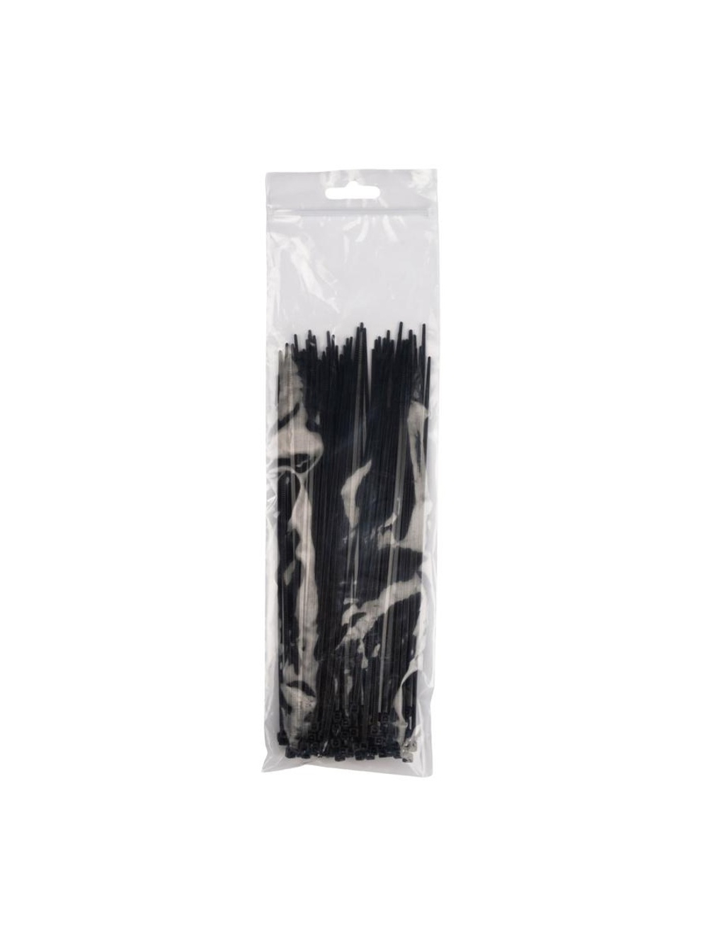 Хомут кабельный PCT 2.5х200-100BL 2.5х200 PA6.6 черн.(уп.100шт) JazzWay 5054394