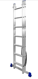 Лестница алюмин.  2секц*  7ступеней (2,01м-3,13м) / МОНТАЖНИК