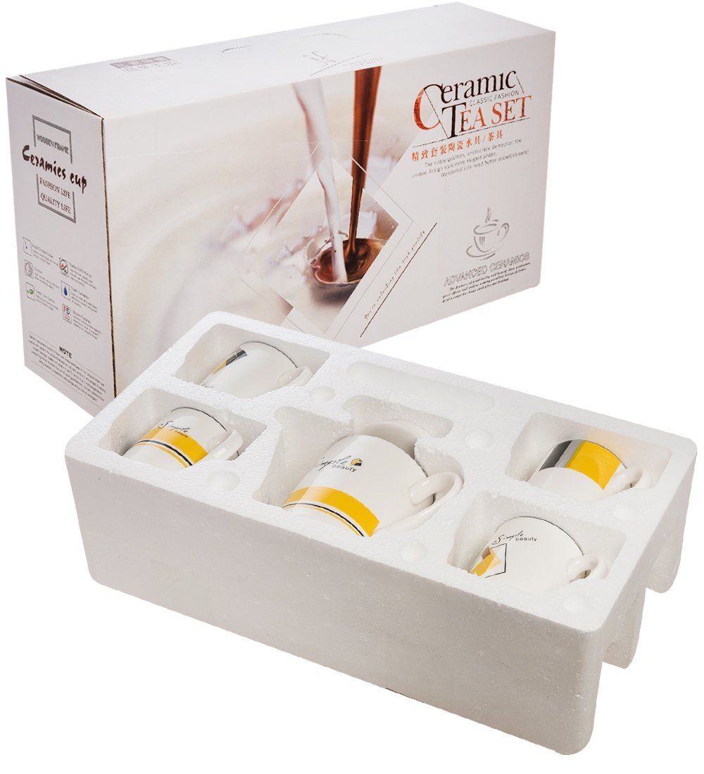 GAEM Art MUG-305 Чайный набор на 4 персоны «Красота в простом»