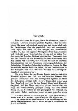 Lappische Juoigos-Melodien | A. Launis