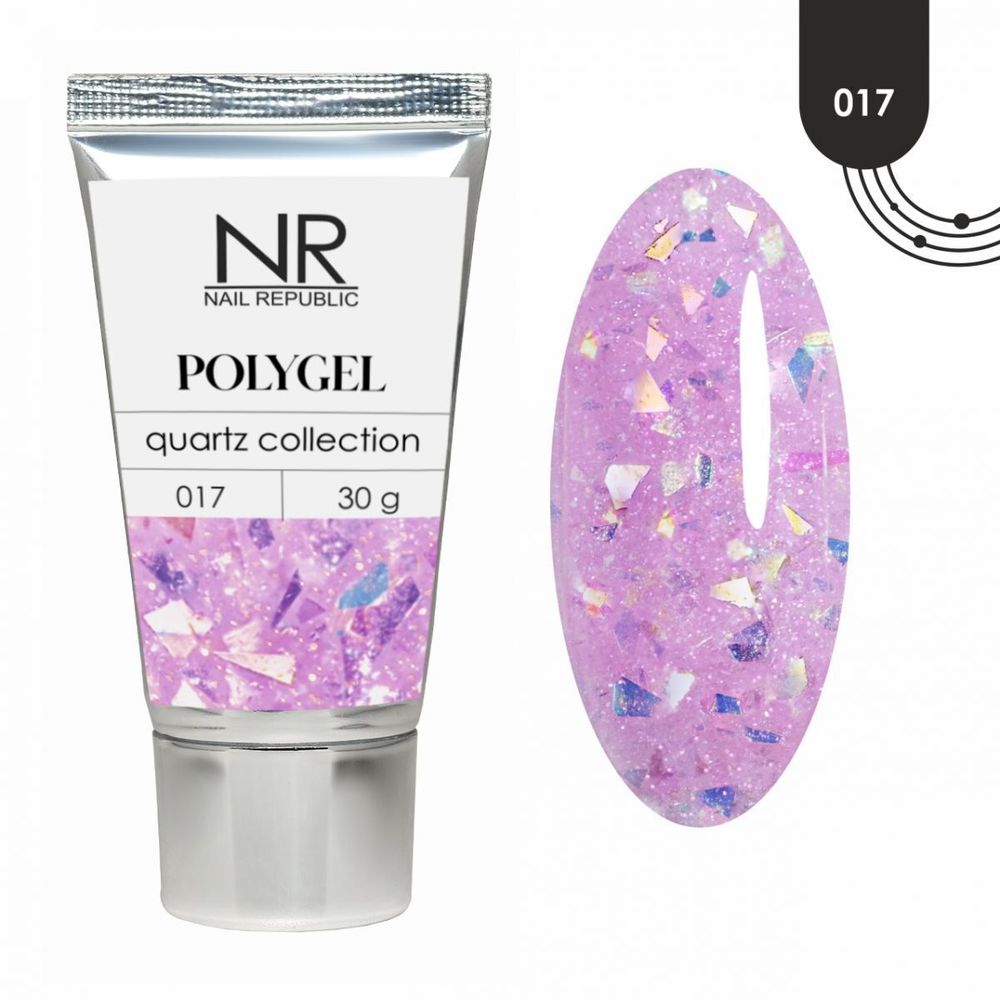 Nail Republic Polygel 017 Quartz collection, 30 гр