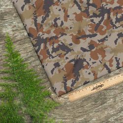 Ткань шелк Армани корчневый хаки