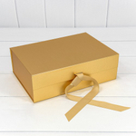 Коробка сборная 28.2х20х9.2 см на магнитах (Золотой)