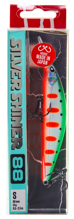 Воблер Lucky John Silver Shiner 88S, 8.8 см, 14 г, цвет 104