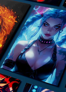 Картина на стену на металле от MetallSubArt "Аркейн"