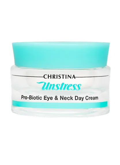 Дневной крем с пробиотическим действием для кожи вокруг глаз и шеи spf 8