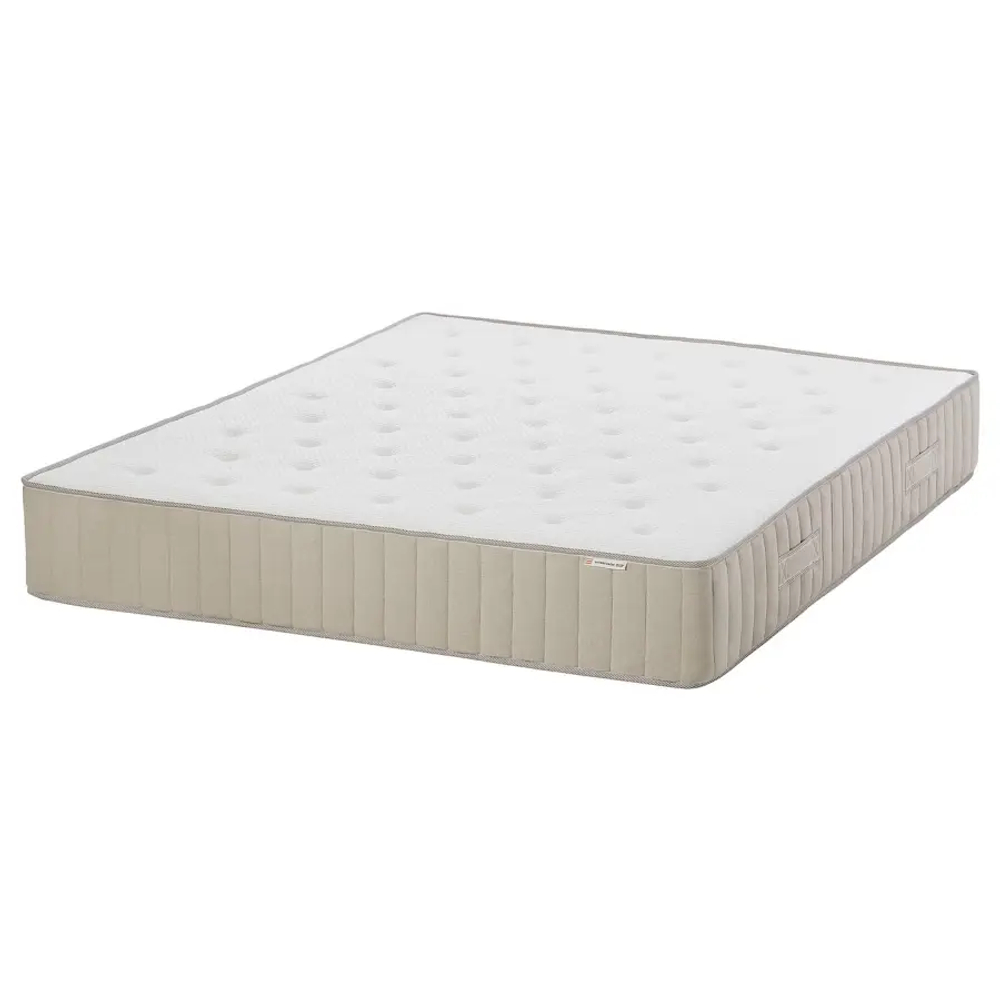 Матрас - VANNAREID IKEA/ ВАННАРЕЙД ИКЕА, 200х180 см, светло-бежевый